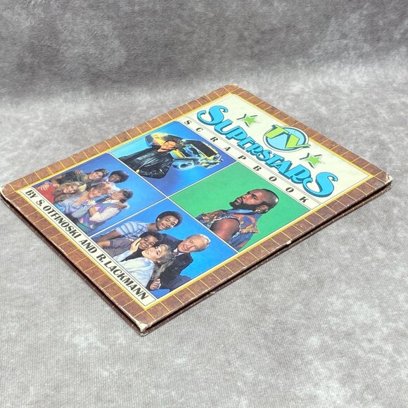 TV Superstars Scrapbook Hardcover 1984 Weekly Reader Books - Picture 10 of 10